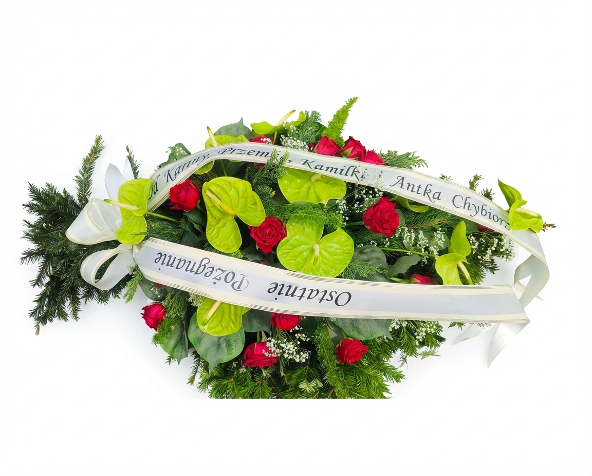 Palma Anturium i Róża - widok 2 - Palmy do reki