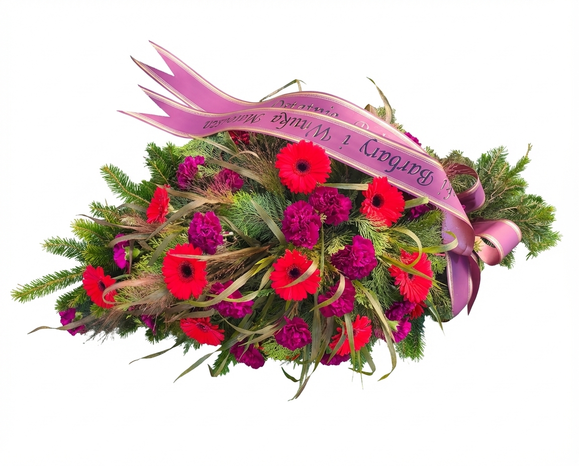 Palma Gerber i Goździk - Palmy do reki - Kwiaciarnia Pogrzebowa