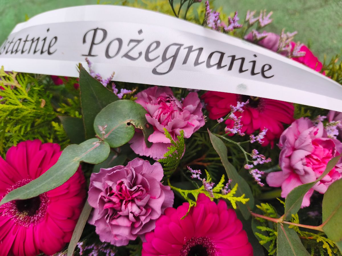 Palma Goździk i Gerber  - Palmy do reki - Kwiaciarnia Pogrzebowa dostawa Jastrzębie-Zdrój, Rybnik, Żory