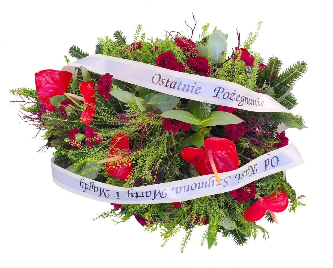 Palma z Anturium i Goździka - widok 2 - Palmy do reki