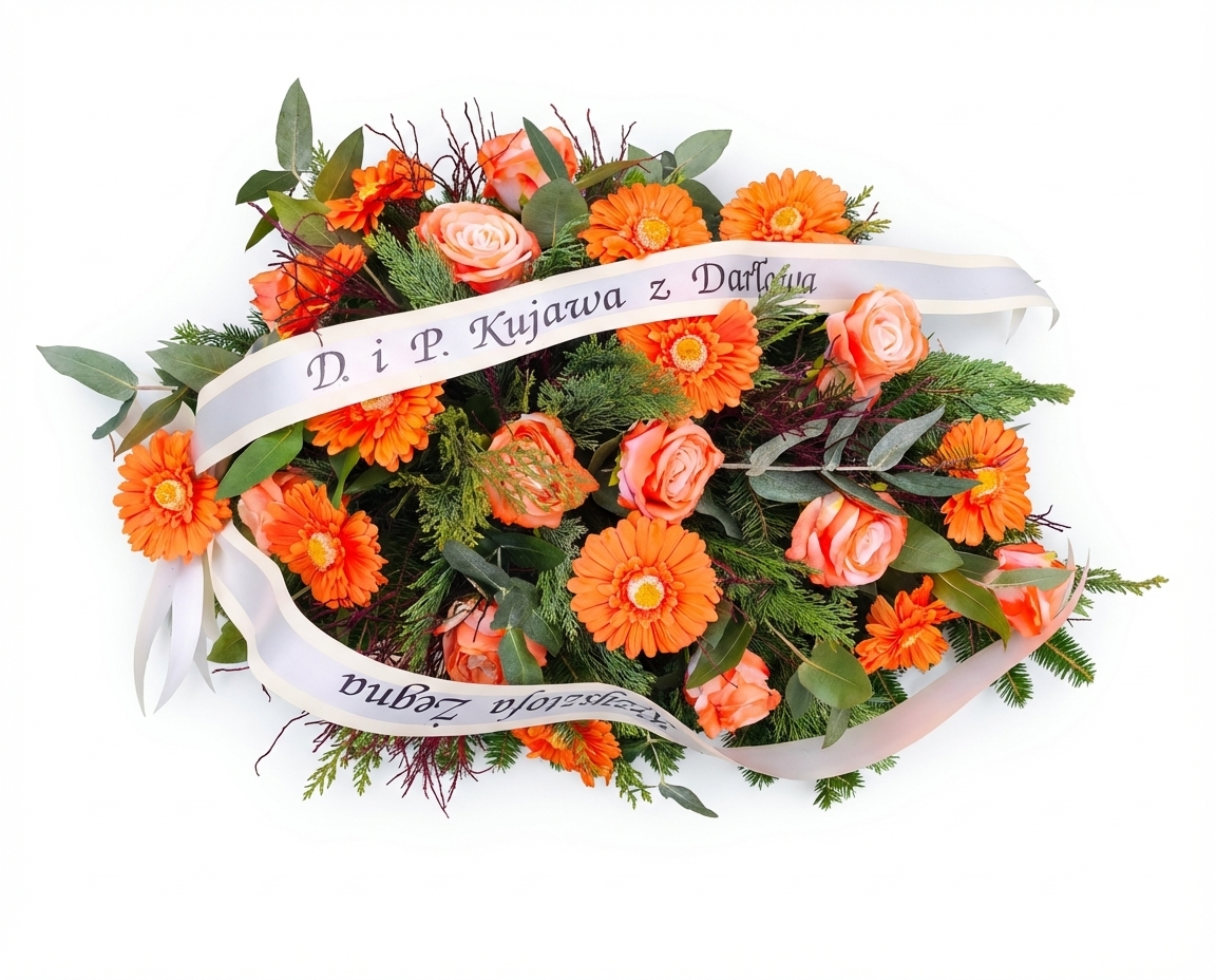 Palma z Róży i Gerbery - widok 2 - Palmy do reki