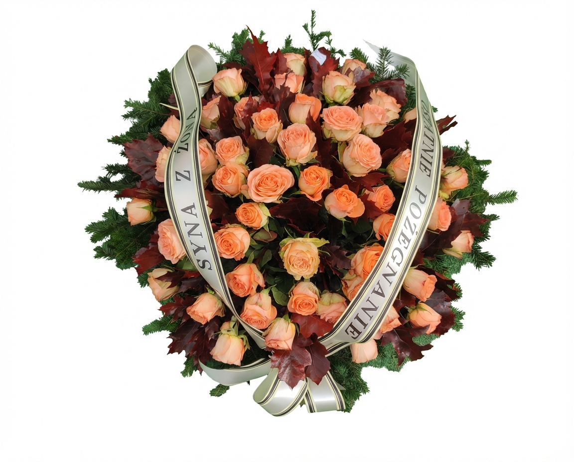 Jesienny Sphinx  - widok 2 - Wieniec pogrzebowy