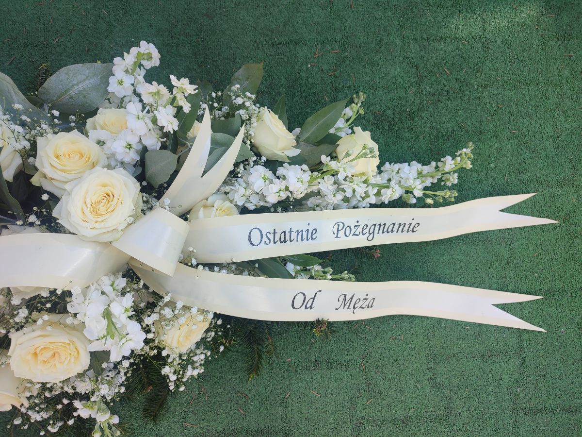 Lewkonie i Róże  - widok 5 - Kwiaty na trumnę