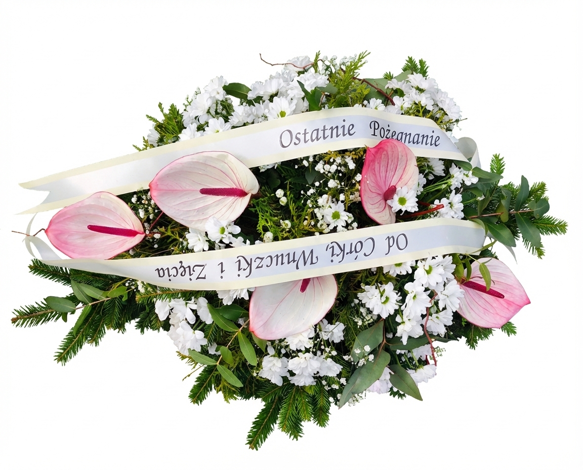 Palma Anturium i chryzantema gałązkowa  - widok 3 - Palmy do reki