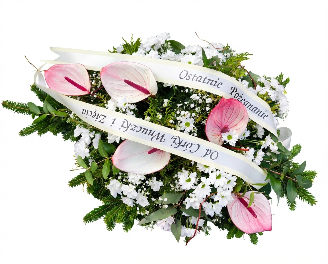 Palma Anturium i chryzantema gałązkowa  - widok 4 - Palmy do reki